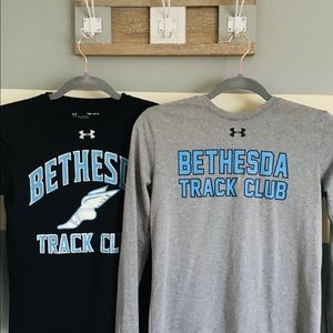 Under armor long sleeve athletic tees